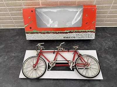 Red Tandem Bike Model Scale 1:10 Diecast Replica • $18.95