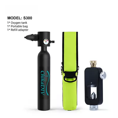 0.5L Diving Snorkel Oxygen Scuba Diving Equipment Tank Oxygen Cylinder New • $241.02