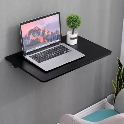 Wall Mounted Drop-Leaf Folding Floating Table Hanging Computer Desk Small Space • $42.99