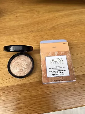 Laura Geller Baked Make Up Set Eyeshadows And Colour Correcting Foundation • £27