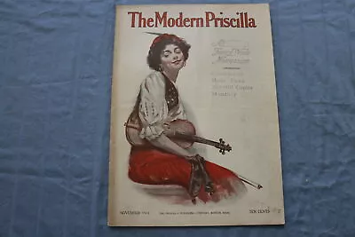 1911 Nov The Modern Priscilla Magazine - Illustrations Stories & Ads - Sp 4782g • $45