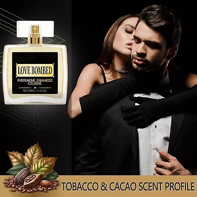 Love Bombed Pheromone Cologne For- Men Enhanced Scents Pheromone Perfume • $14.28
