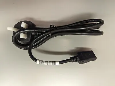 HP C13 10a 250v 1.8M UK Power Cord 100613-008 IEC KETTLE LEAD 10a-250v Unused  • £4