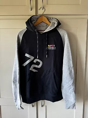 Quba Sails Men's Hoodie | Size Medium | Navy Blue & Grey | X-Series 72 Nautical • £9.99