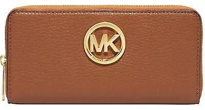 MICHAEL Michael Kors Fulton Large Luggage Continental Zip Around Wallet NEW!! • $98