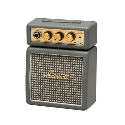 MARSHALL MS2C Vintage Mini Small Electric Guitar Amplifier Battery Micro Amp NEW • $124.37