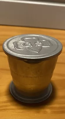 Vintage 1960's Folding Collapsible Aluminum Girl Scout Drinking Cup  GS  Logo • $14