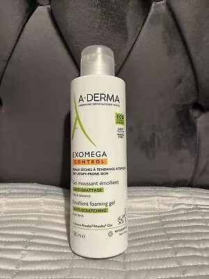 A-DERMA Exomega Control Emollient Foaming Gel Anti-Scratching 500ml | Lid Broke • £8.99