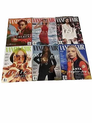 Vanity Fair Magazines (2020 2021) Lot Of 6 • $18.18