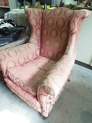 £750 • Buy Victorian Upholstered Wing Armchair