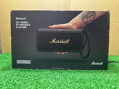 Marshall Middleton Portable Bluetooth Speaker - Black/Brass | NEW - Still Sealed • £219.99