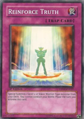 Yugioh! HP Reinforce Truth - DP09-EN027 - Common - 1st Edition Heavily Played E • $0.99