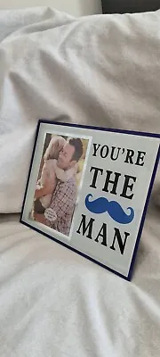 £6.95 • Buy You're The Man Frame 6x4. Dad Grandad Husband Boyfriend Photo Gift Christmas