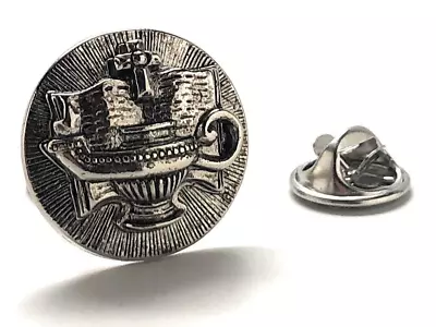 Virgin Lamps Pin The Vatican Library Collection Silver Rhodium Platting Enamel • $11.12