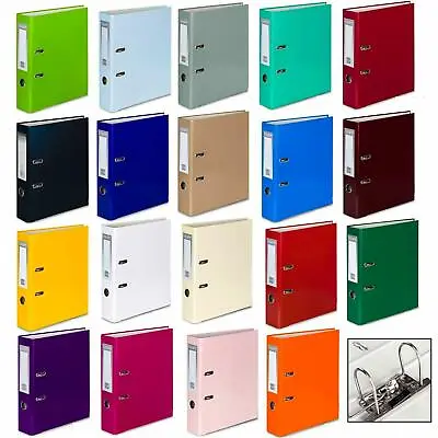 £5.90 • Buy A4 Large Metal Lever Arch Files Folders 75mm Ring Binder Document Paper Storage