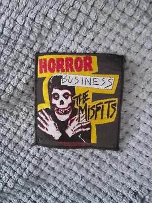 . THE MISFITS Horror Business SMALL Sew On Embroidered Band Logo Patch / Badge • £7.99