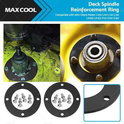 2x Deck Spindle Reinforcement Ring Suitable For John Deere Mower L100 L110 L120 • $49.30