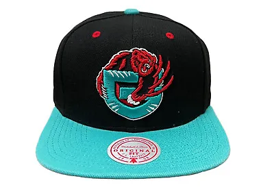 Mitchell & Ness Black/Teal NBA Vancouver Grizzlies Reload HWC Snapback Hat - • $24.95
