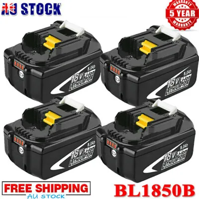 New 18V 5.0Ah For Makita Lithium BL1850B Battery BL1860B BL1830 LXT400 Cordless • $18.89