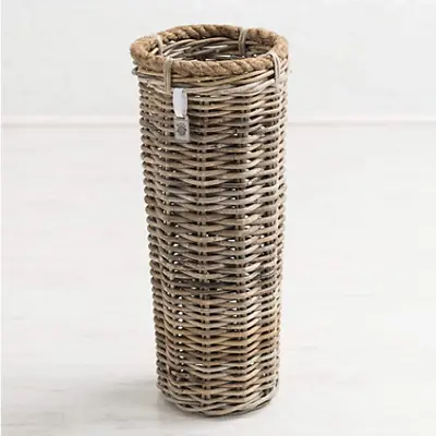 Key Largo Kubu Rattan Umbrella Basket - Soft Grey • £69.99