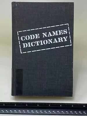 Code Names Dictionary: A Guide To Code Names & Slang For MilitaryAviation Etc • $14.95