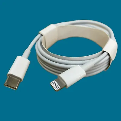 2m USB-C To 8 Pin Data Charging Cable Sync Wire Lead For IPad Mini Pro Air • £5.95