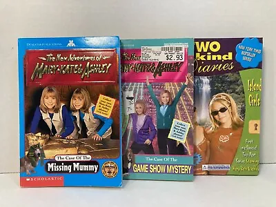 New Adventures Of Mary-Kate And Ashley & Two Of A Kind Diaries PB HC Lot VG! • $14.99