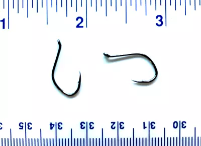 100 VMC 7356 7356BN Black SureSet Dropshot Fish Hooks - Size 4 • $13.99