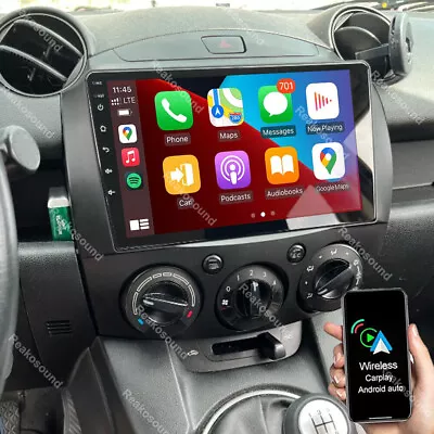 For 2007-2014 Mazda 2 9  Android 13.0 Carplay Car Stereo Radio GPS Navi WIFI BT • $135.99