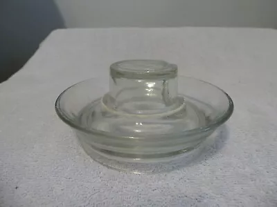Farm Vintage ~ Glass Chicken Waterer   Base ~ Patent No: 126997 Clear • $5.99