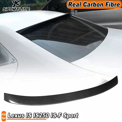 $280.49 • Buy For Lexus IS IS250 IS-F Sport Sedan 2013-18 Carbon Fiber Rear Trunk Spoiler Wing