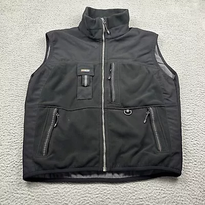 Blaklader Workwear Vest Mens Black Extra Large Fleece Windblock Tool Pockets • $64.99