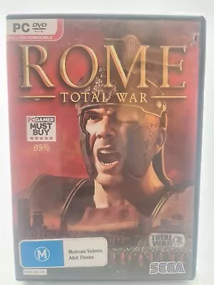 Rome Total War (PC-DVD-ROM) *MONEY BACK GUARANTEE* *FAST SHIPPING* • $10.95