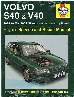 Volvo S40 & V40 1.6 1.8 1.9 2.0 Petrol 1996 - 1999 Service & Repair Manual *new* • $20.84