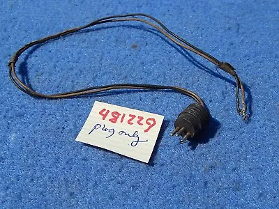 Seeburg 220 222 Cabinet Grille Center Ornament Assembly Lamp Wiring Plug Only • $9