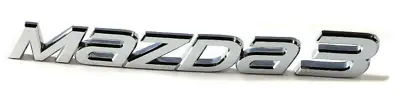 Mazda 3 Nameplate Chrome For Mazda 3 Rear Trunk Emblem Decal Badge  • $19.99