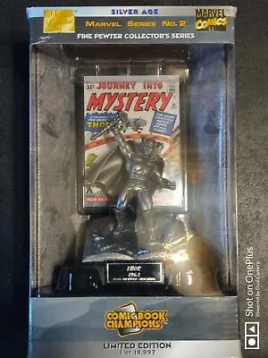The Mighty THOR Comic Book Champions PEWTER Figure MIP  1997 • $30
