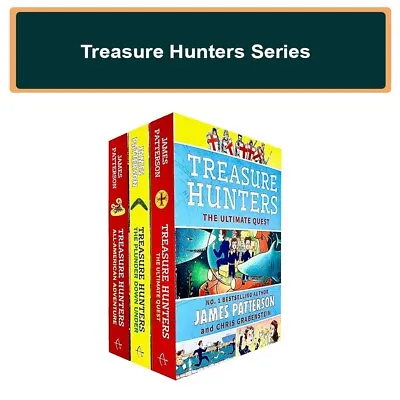 Treasure Hunters Series 6-8 Books Collection Set By James Patterson All-American • $26.91