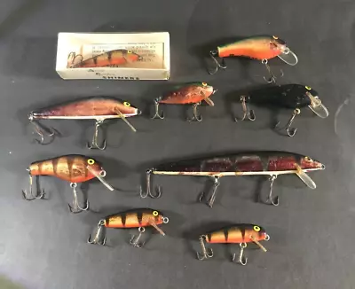 9 Vintage Ac Shiner Lures 1 In Box • $25