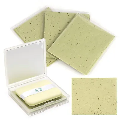 Blotting Paper Oil Control 200 Sheet Absorbing Face Tissue Oily Skin With Mirror • £14.39