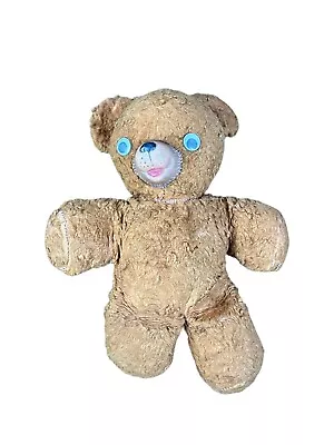 Vintage CUBBI GUND RUBBER NOSE TEDDY BEAR Googly EYES NEW YORK Swedlin Cubbigund • $21