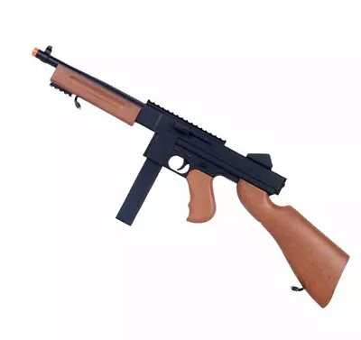 Double Eagle Thompson M1A1 FPS-300  Classic Tommy Gun Spring Airsoft Rifle • $49.95