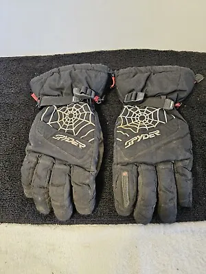 Spyder Ski Snowboard Web Gloves Dark Grey/Black Size M 4807 • $18