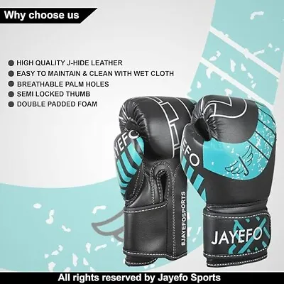 Jayefo Boxing Gloves For Kids & Children - Youth Boxing Gloves • £14.99