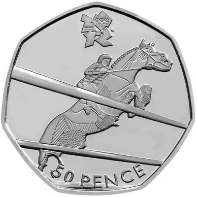 London 2012 Olympic Games 50p Coins  Equestrian - UNCIRCULATED • £5.20