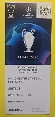 VIP Ticket 2021 UEFA Champions League Final Chelsea Man City (Mint Condition) • £89