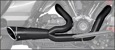 Freedom Combat 2 Into 1 Shorty Exhaust For Harley Road Glide FLTR 1998-2009 • $1000.63