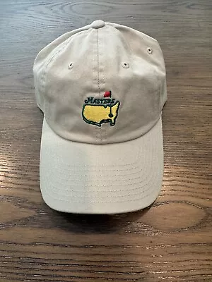 New Masters Hat Adult Adjustable Khaki/Beige/Tan • $30