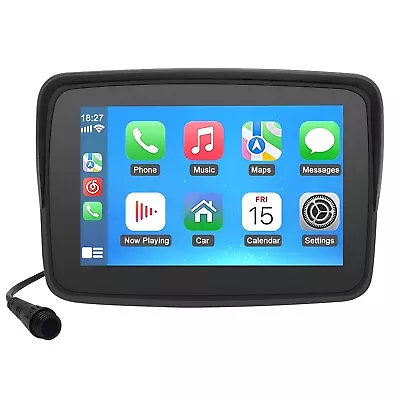 5'' Touch Screen Portable GPS Motorcycle Navigator Wireless CarPlay Android Auto • $110