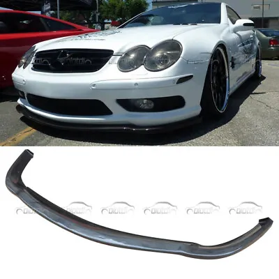 For Mercedes-Benz R230 SL55 AMG SL600 Carbon Fiber Front Bumper Lip Chin Spoiler • $489